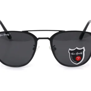 Tom Hardy Black Full Rim Square Sunglasses