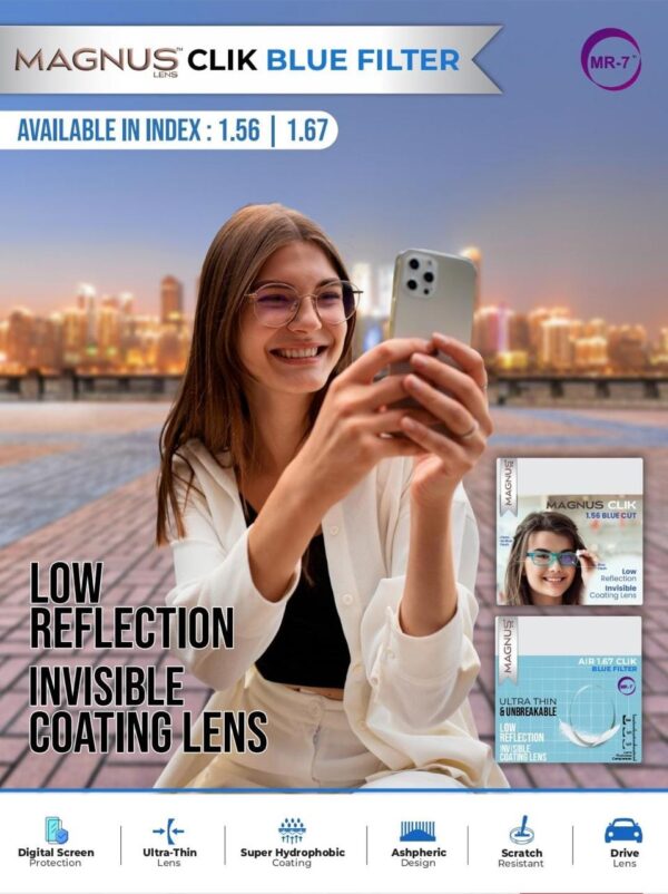 Magnus Clik Blue Filter - Trinetra Eye Care | Eye Exams & Optical ...