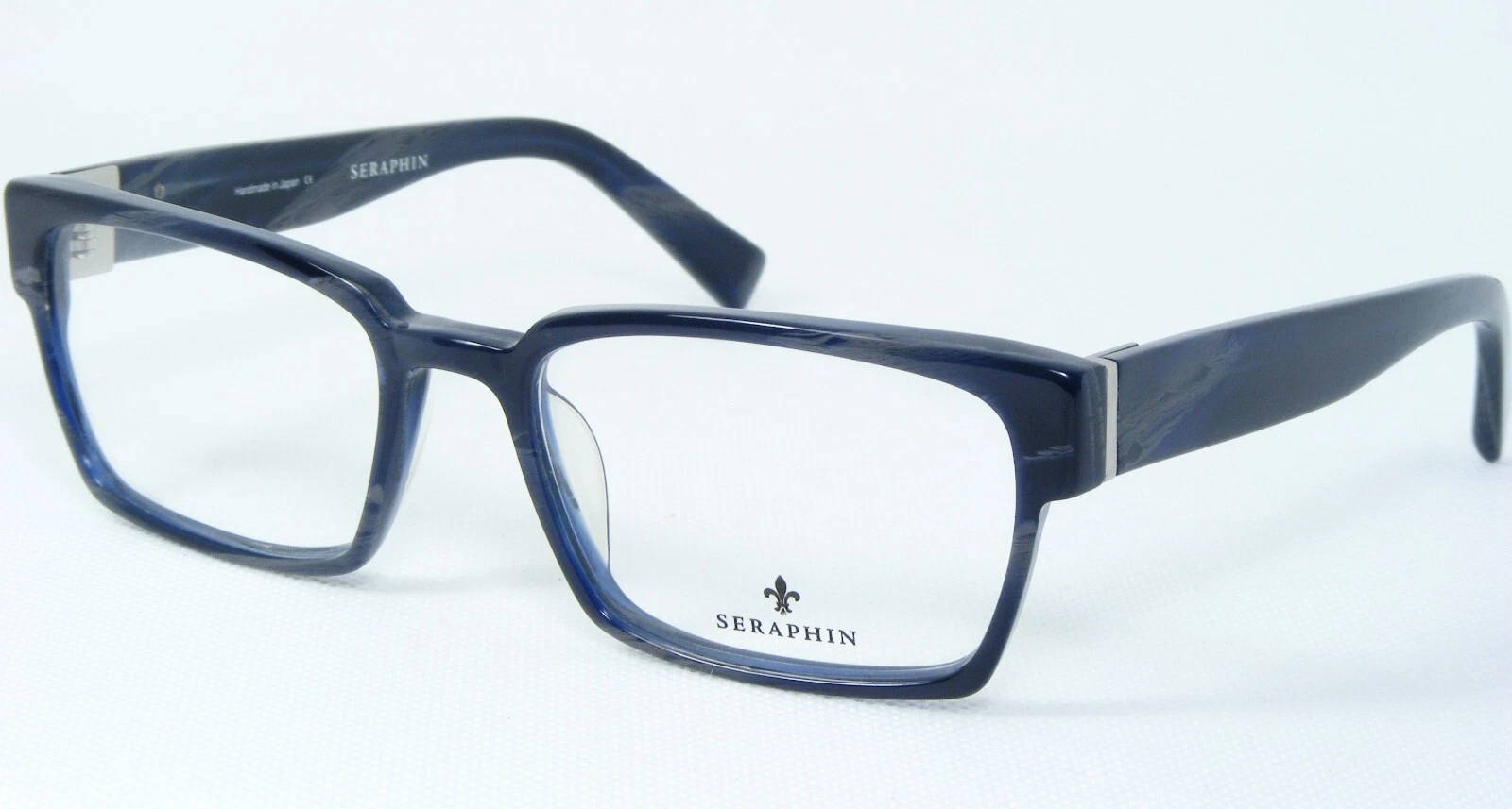 SERAPHIN by OGI CAMBRIDGE 8727 BLUE HORN EYEGLASSES