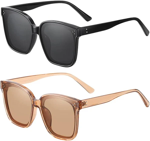 Fashion Vintage Square Polarized Sunglasses - Image 2